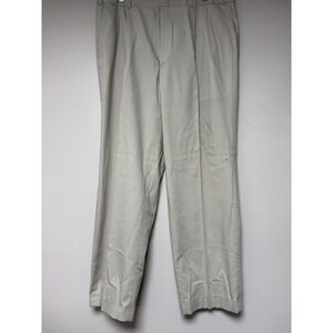 Brooks Brothers 346 Stretch Khaki Dress Pants Mens 34x31 Pleated Flat‎ Front